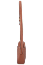 CELINE Mini Triomphe Camera Bag Calfskin Tan