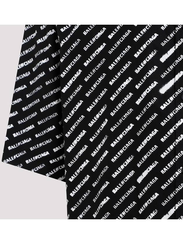 Balenciaga long sleeve shirt BLACK WHITE