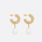 DIOR D-RENAISSANCEN GOLD EARRINGS