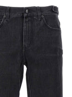 Balenciaga Denim Straight Pants 777211TPW598195 WASHED BLACK RING