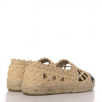Chanel Woven Grosgrain CC Logo Espadrille