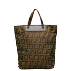 Fendi Brown Zucca Tote Handbag