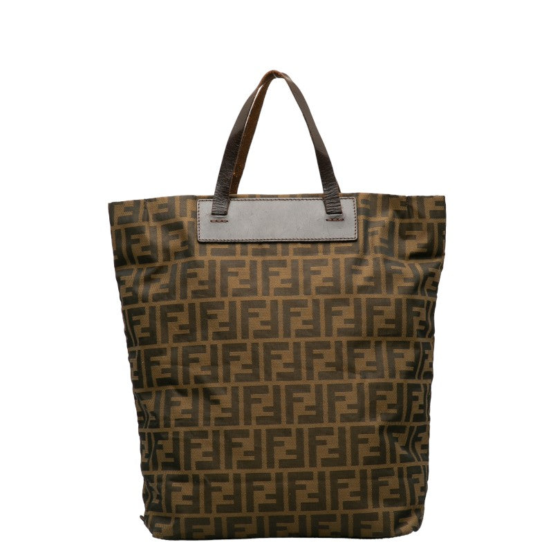 Fendi Brown Zucca Tote Handbag