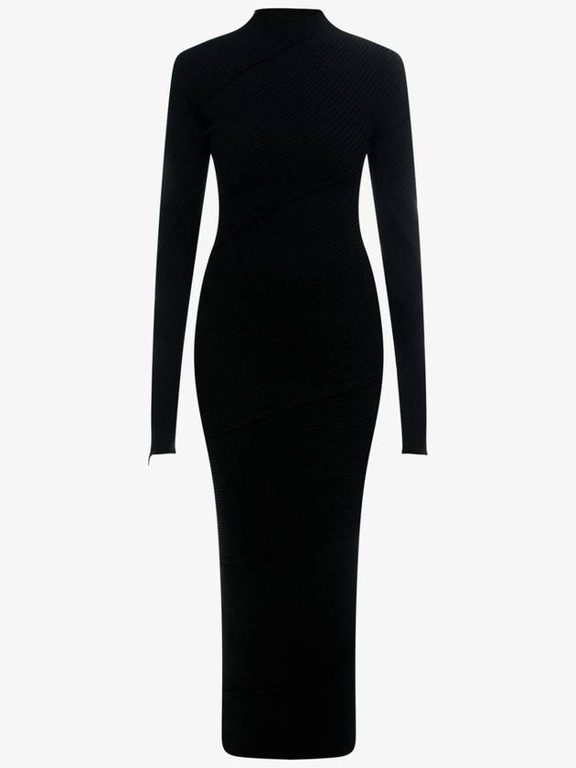 Balenciaga 23 fw Spiral Viscose Dress 751094T51991000 B0650434684