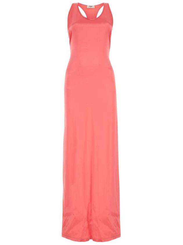Fendi midi dress FDC628ANQ9 F1K9Y PINK