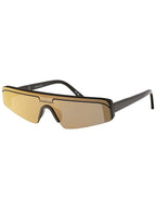 Balenciaga Eyewear Ski Rectangular Frame Sunglasses BB0003S