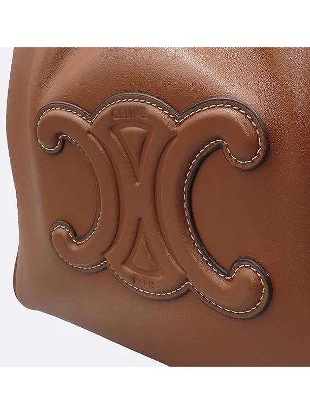 CELINE 111013DU3 Cuir Triomphe Drawspring Cabas Small Tote Bag 2WAY