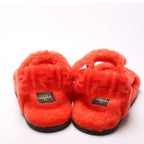 Fendi Feel Shearling Sandals Size 37