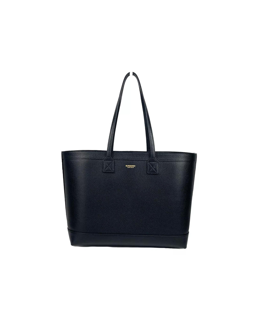 Burberry Leather Tote Bag Women Black