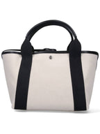 Balenciaga Biarritz Small Tote Bag Cream