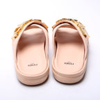 Fendigraphy Leather Sandal Size 39