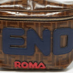 Fendi X Fila Brown Zucca Coated Canvas Mania Belt Bag