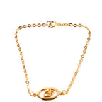 Oval Dior Logo Chain Bracelet