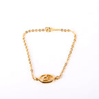 Oval Dior Logo Chain Bracelet