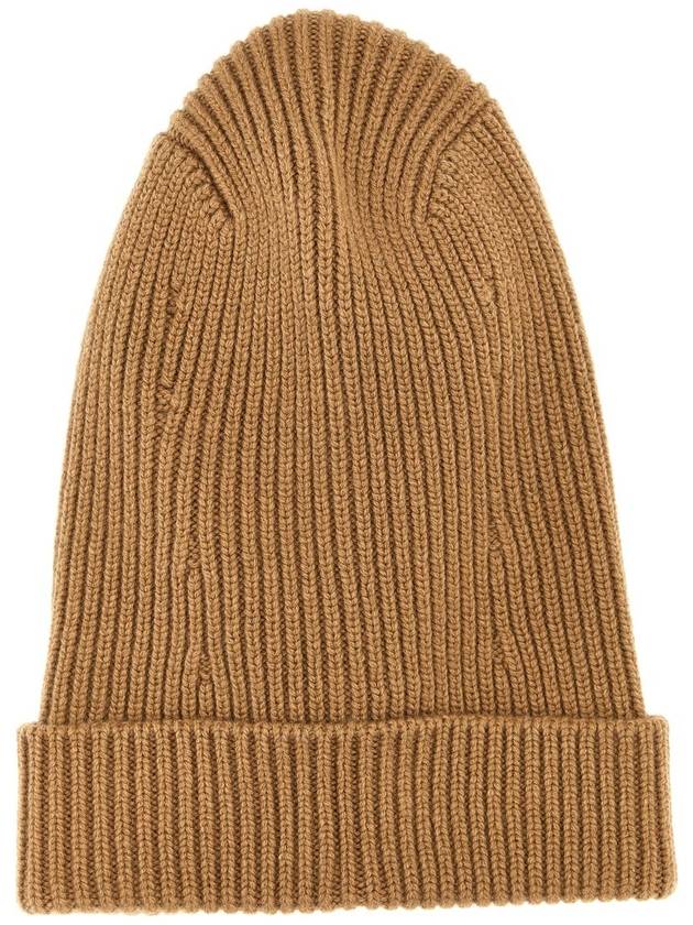 Fendi FF Logo Wool Balaclava Beige