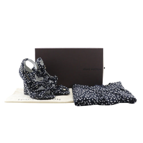 Louis Vuitton One-piece Sandal Silk Dress 2way Set