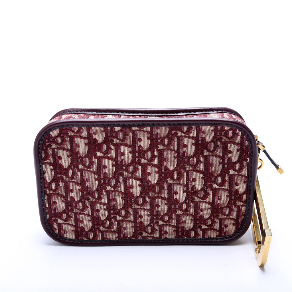 Oblique Diorquake Clutch Burgundy