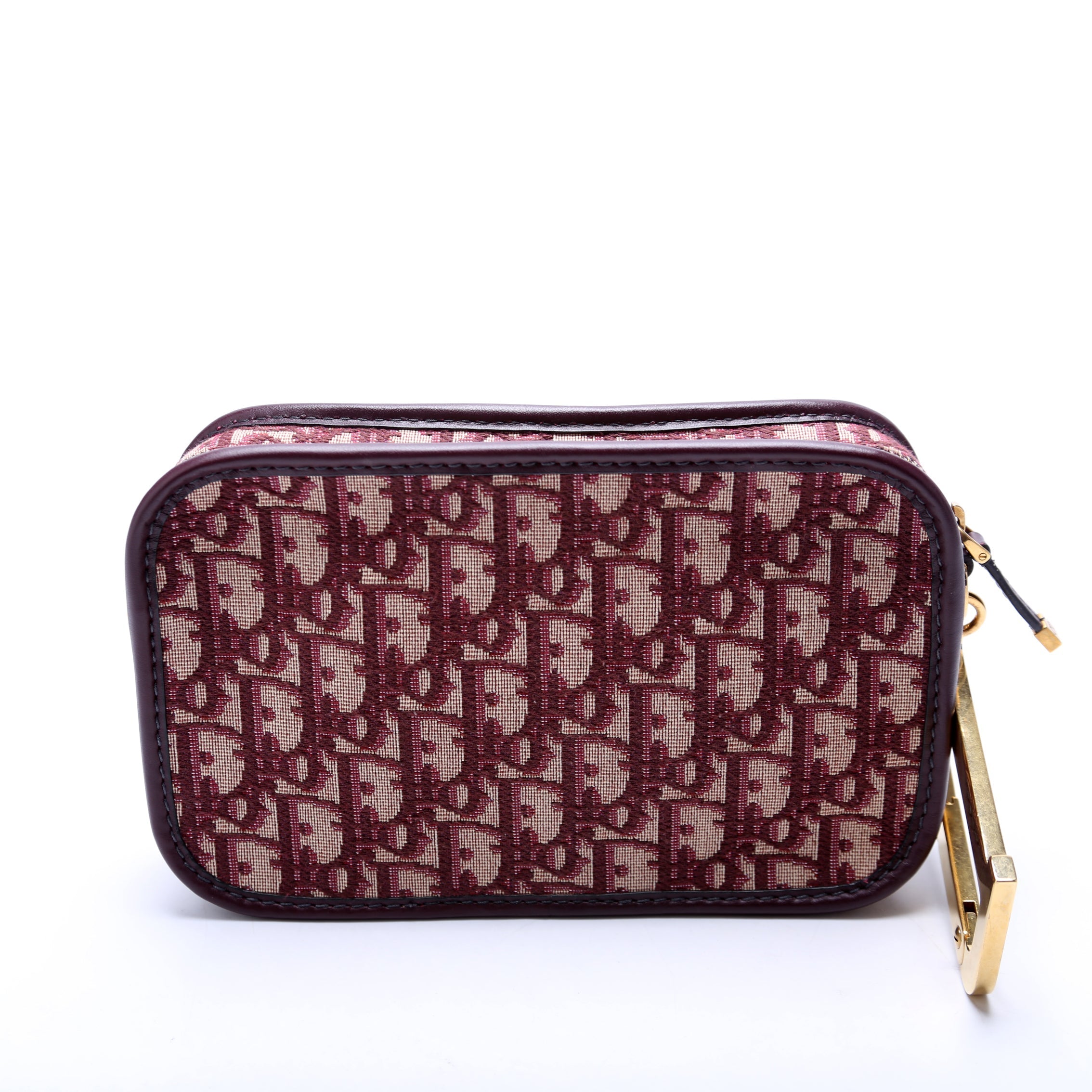 Oblique Diorquake Clutch Burgundy