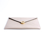 8N0152 F Is Fendi Envelope Flat Pouch Taupe