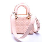 Lady Dior My Abcdior Small Cannage Lambskin Pink