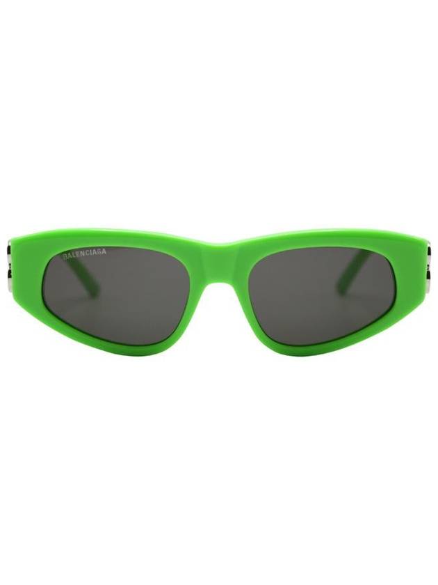 Balenciaga Eyewear BB0095S Dynasty D Frame Sunglasses Neon Green
