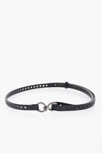Dior Leather Belt With Eyelets 15Mm