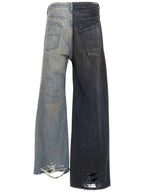 Balenciaga Fifty Fifty Jeans Black Blue