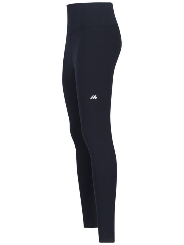 Balenciaga reflective logo leggings black