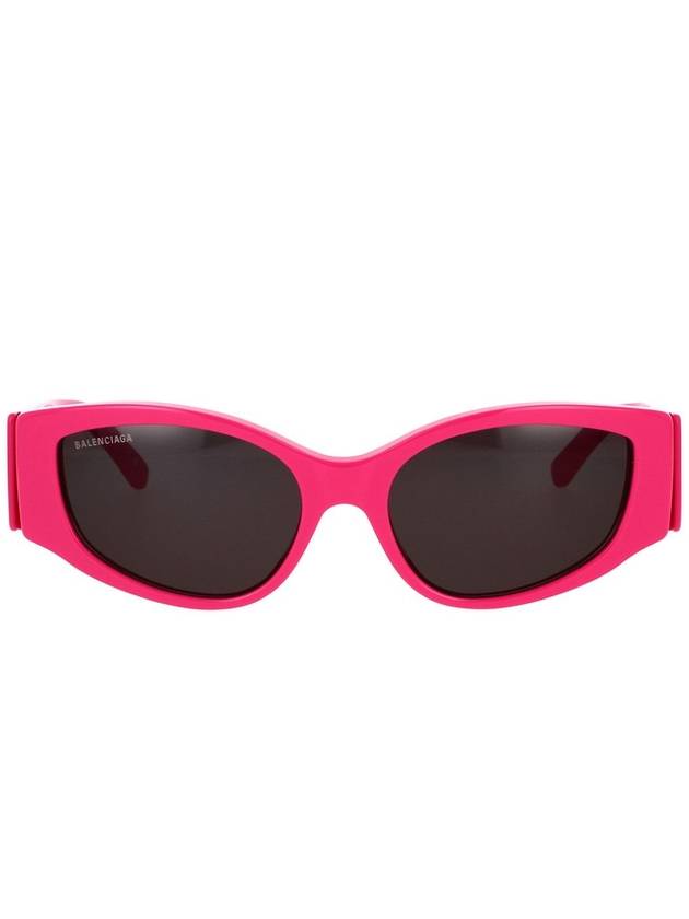Balenciaga Eyewear Logo Print Rectangular Frame Sunglasses