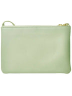 CELINE WoMen's Medium Logo Trio Shoulder Bag Light Green