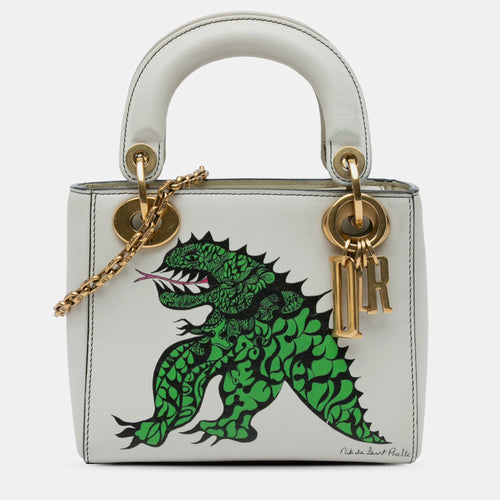 Dior Limited Edition Niki De Saint Phalle Mini Calfskin Dragon Lady Bag
