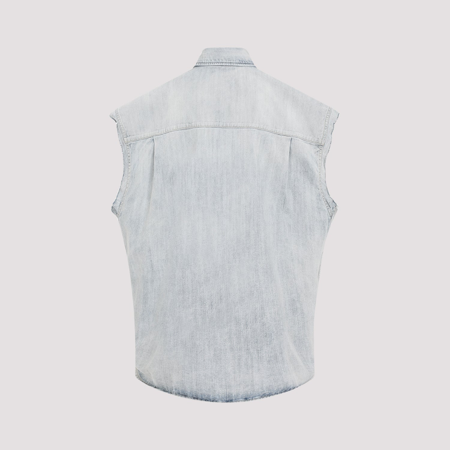 Balenciaga Ripped Sleeve Shirt Men