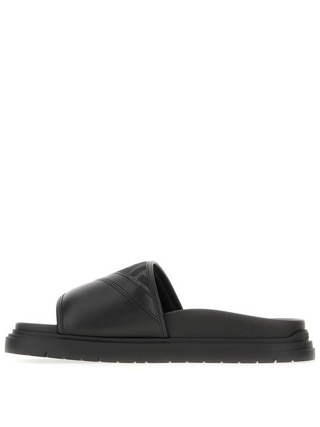 Fendi Diagonal FF Jacquard Slippers Grey