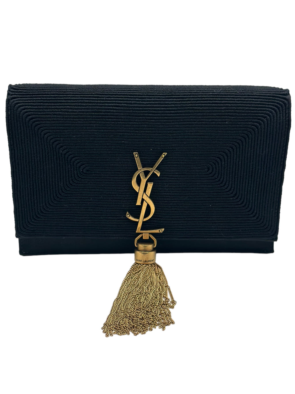 SAINT LAURENT - Kate Chain Bag in Nero