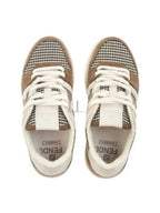 Fendi FF Logo Low Top Sneakers Brown