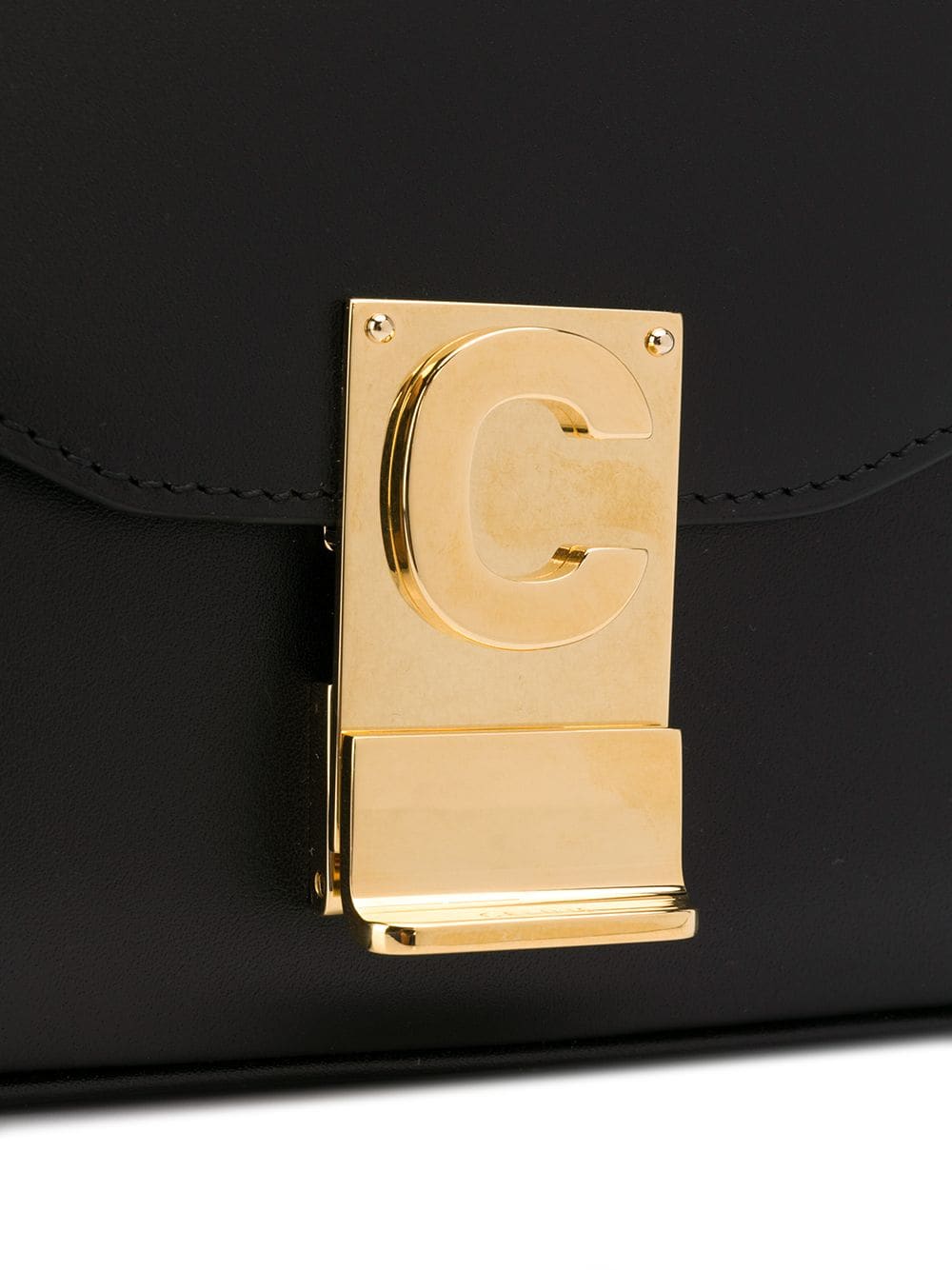 CELINE Mini C Black Crossbody Bag