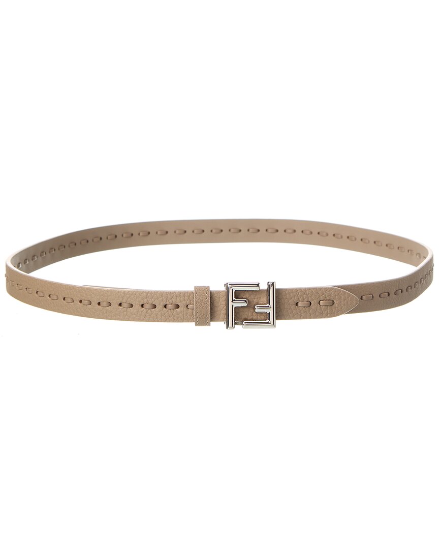 FENDI FF Leather Belt