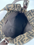 Fendi Mini Mamma Baguette in Brown Zucca Canvas