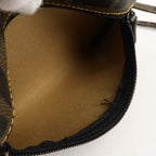 FENDI Zucca Mesh PVC Tote Bag Brown Black 8BH184