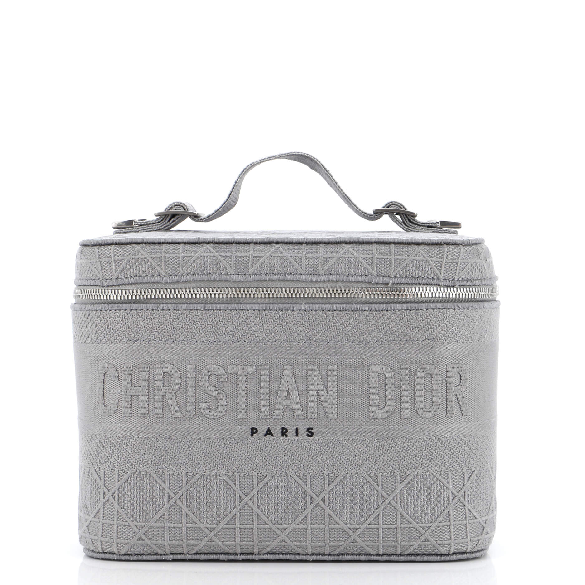 Dior DiorTravel Vanity Case Cannage Embroidered Canvas