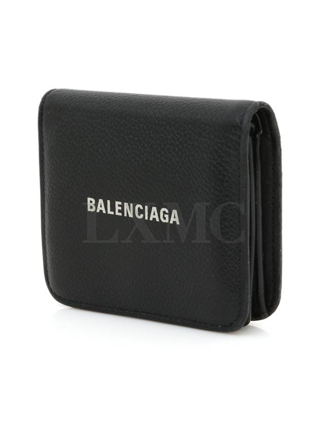 Balenciaga Everyday flap wallet black mini 594216