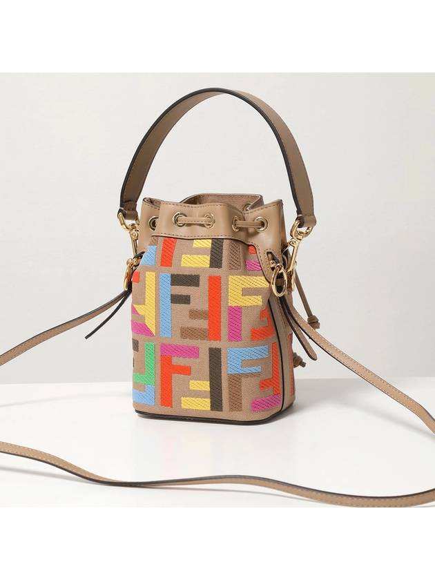 Fendi Mon Tresor Logo Small Bucket Bag