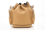 Fendi Mon Tresor Camel Leather Cross-Body Bucket