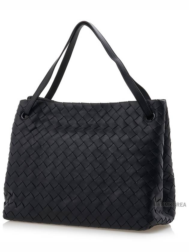 Bottega Veneta Intrecciato Large Top Handle Tote Bag Black