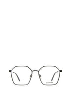 Balenciaga Eyewear Logo Geometric Eyeglasses Black