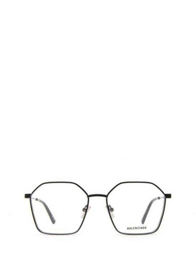 Balenciaga Eyewear Logo Geometric Eyeglasses Black