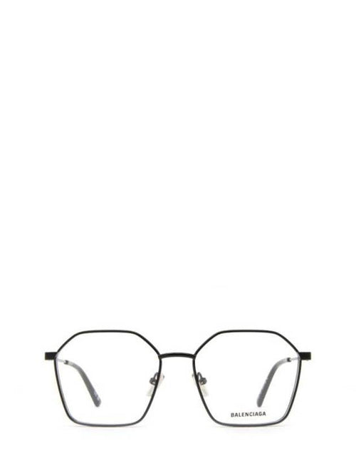 Balenciaga Eyewear Logo Geometric Eyeglasses Black