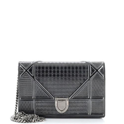 Dior Diorama Wallet on Chain Cannage Embossed Calfskin