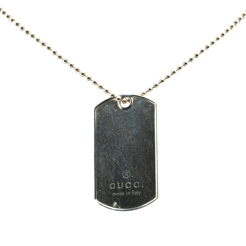 Gucci Dog Tag SV925 Necklace