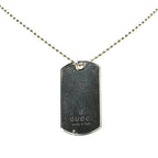 Gucci Dog Tag SV925 Necklace